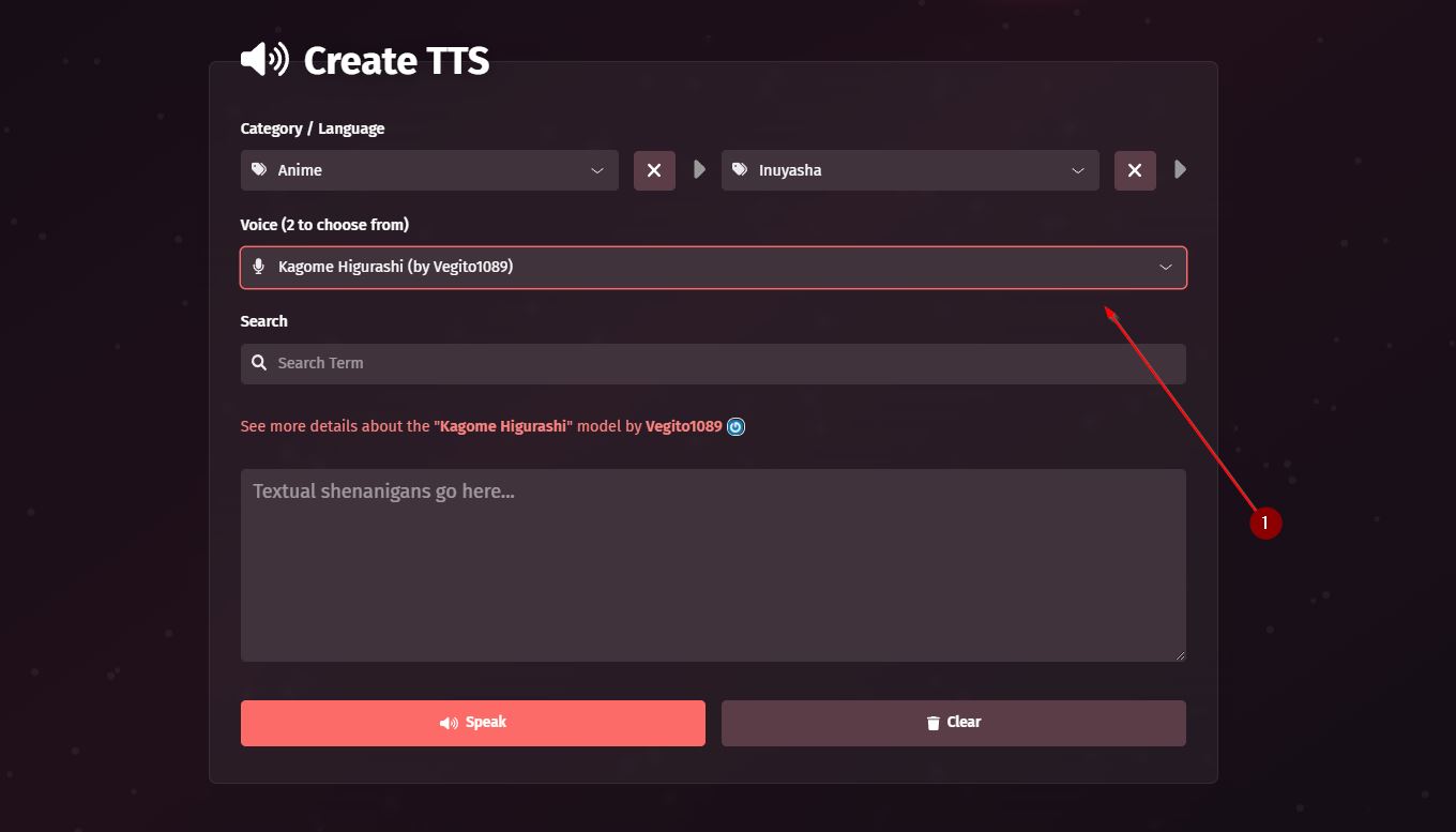 ratusan suara anime di sound of text fakeyou